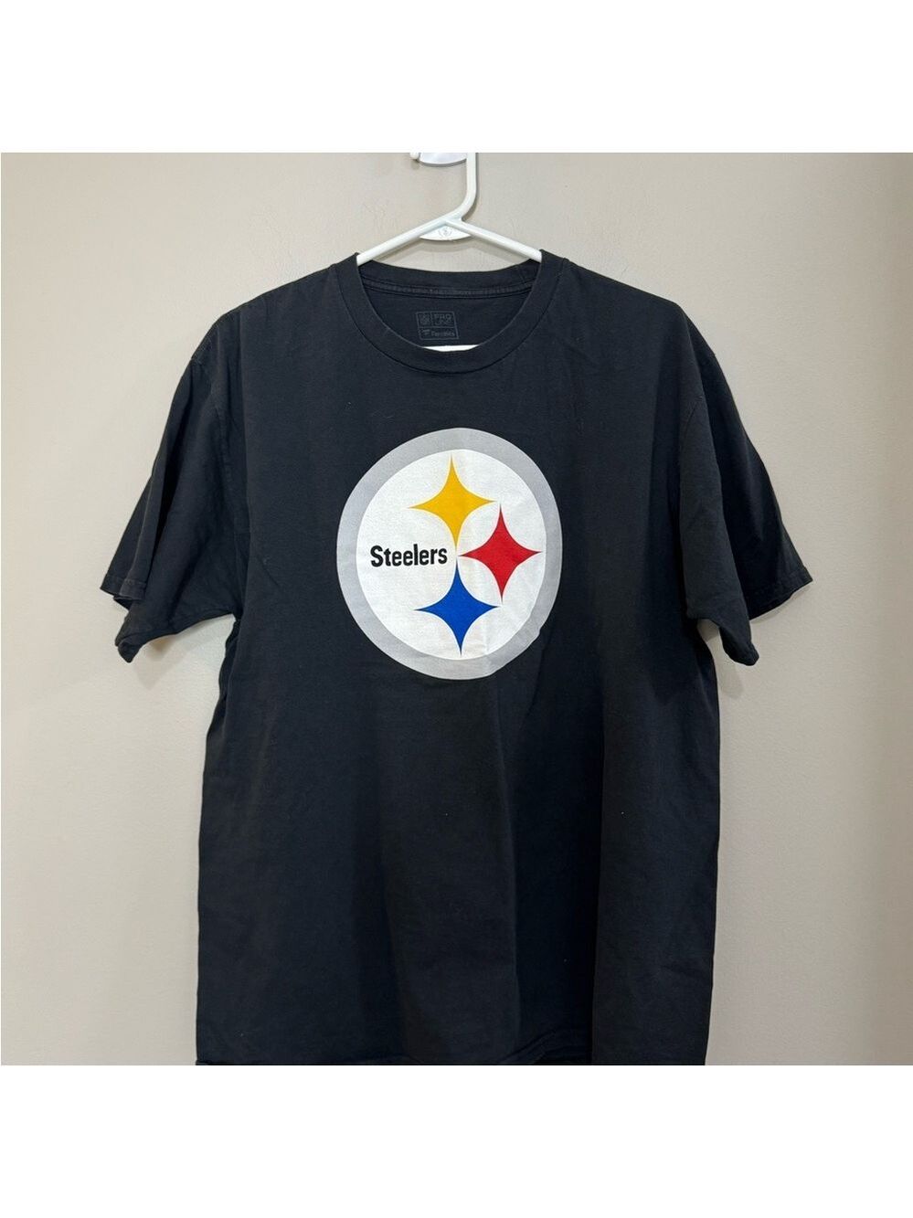 Men's NFL Pittsburgh Steelers Villanueva # 78 Black T-Shirt. Size XL
